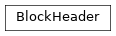 Inheritance diagram of viz.block.BlockHeader